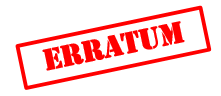 Erratum